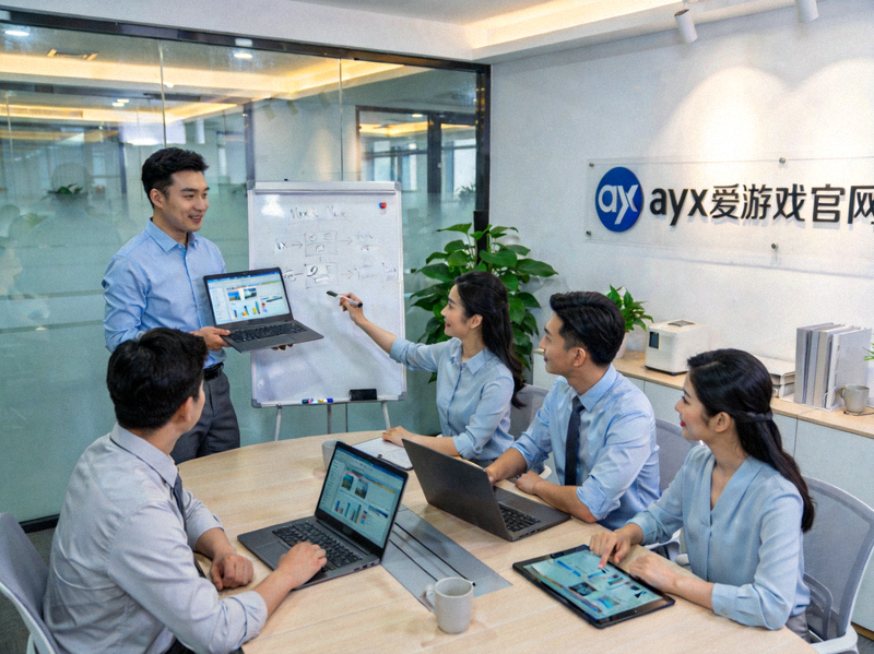 ayx爱游戏官网团队成员在现代化办公室中协作讨论的场景