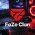 CS2战队FaZe Clan官方logo，红色几何图形标志