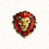 MAD Lions战队队标，金色狮子头与红色鬃毛